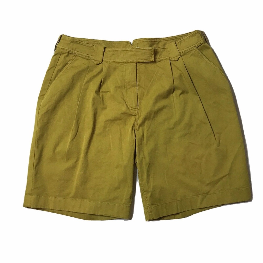 Burberry Brit Shorts Yellow Khaki Bermuda